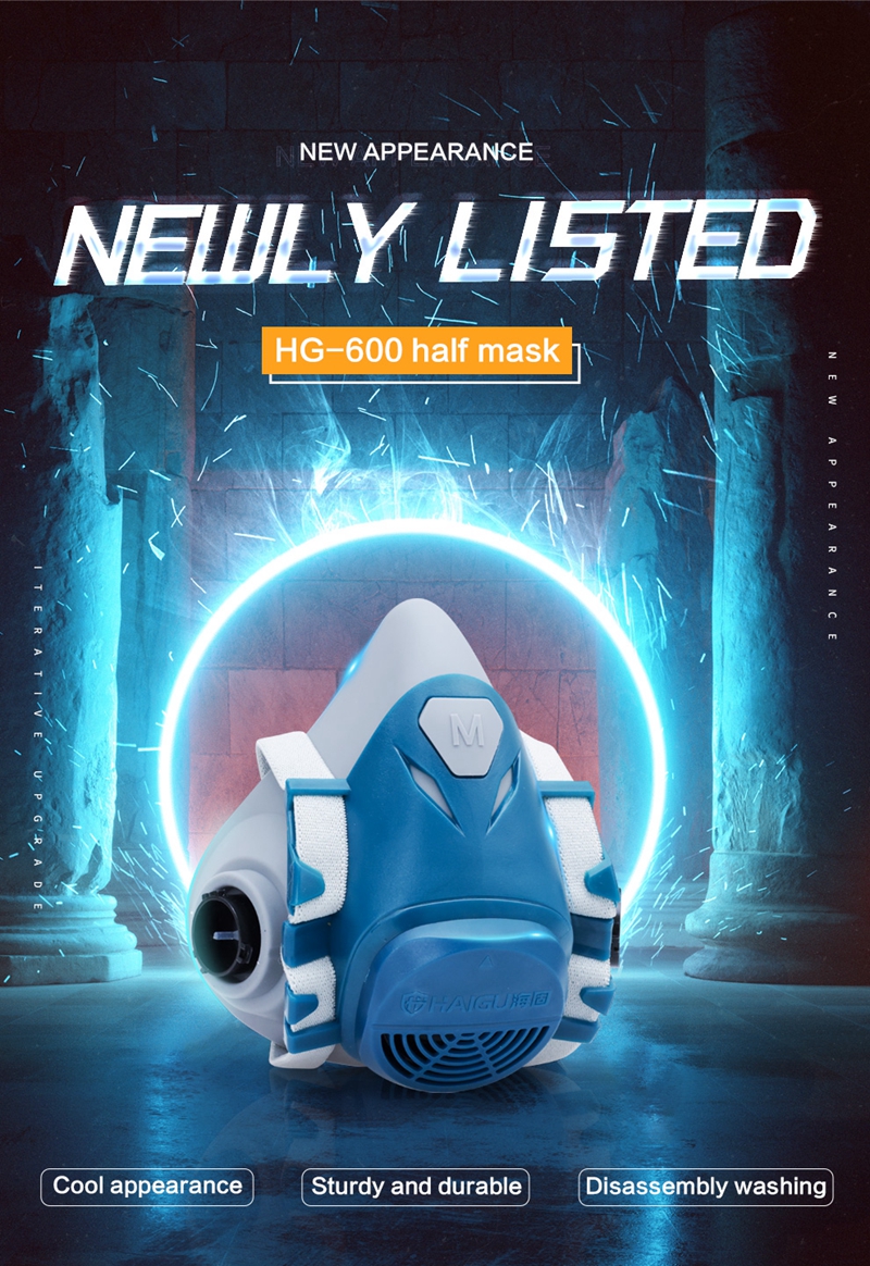 HG-600 respirator chemical half face gas mask