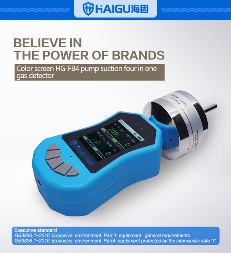 Haigu color HG-FB4 pump type four ggas tester